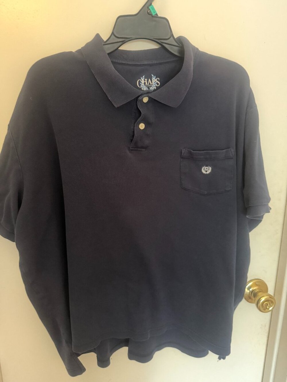 Chaps Navy Blue Polo Shirt M XXL